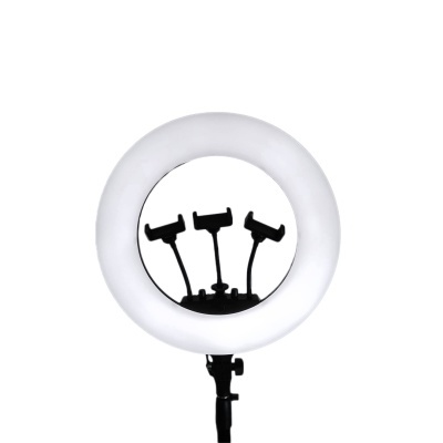 Anel de Luz LED Ring Light Profissional 18" - Temperatura de cor 3200k - 5500k | Ref.864053