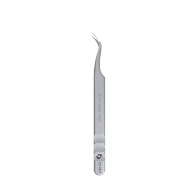 Pinça profissional para pestanas com entalhes EXPERT 45 TYPE 1 (curvada) | Ref.069620
