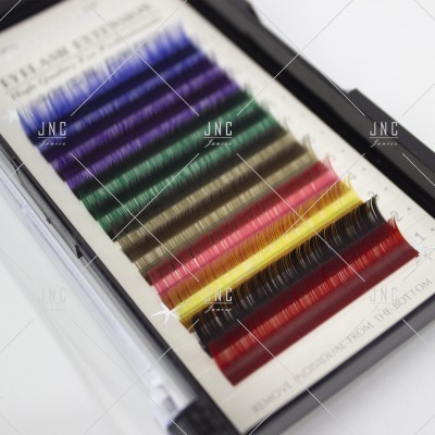 Extensão de Pestanas Coloridas Dovetail - 10mm - 0.15D | Ref.862517