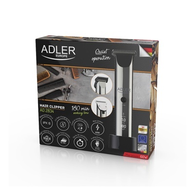 Máquina Adler AD 2834 Cabelo Clipper LCD | Ref.802369