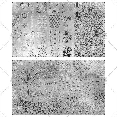 Placa de Estampagem Nail Art | Ref.861352