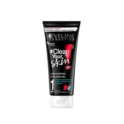 Eveline Cosmetics Clean Your Skin Ultra Purifying Facial Wash Gel 200ml | Ref.333230