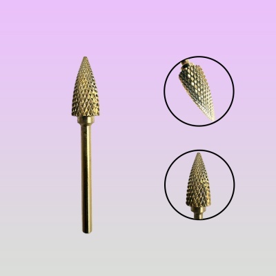 Ponteira em Titânio | Ref.F Gold Tree Shape