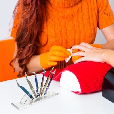 Suporte Em Acrílico Para Pinça De Cílios | Ref.864124