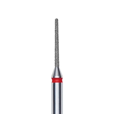 Broca de diamante, "agulha", vermelha, diâmetro da cabeça 1 mm, parte ativa 10 mm | Ref: 064854