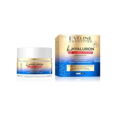 Eveline Cosmetics bioHyaluron 3xRetinol System Cream 60+ 50ml | Ref.026075