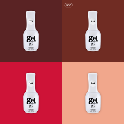 Kit Rasberry Tea Red (12 unidades) Verniz Gel Professional