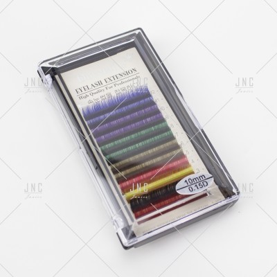 Extensão de Pestanas Coloridas Dovetail - 10mm - 0.15D | Ref.862517