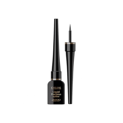 Eveline Cosmetics Liquid Precision Eyeliner 2000 Procent Black | Ref.041380