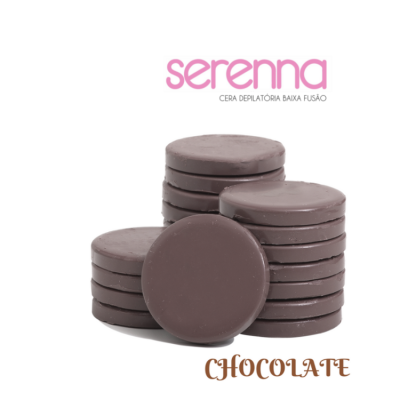 Serenna Cera Depilatória 1KG - Chocolate | Ref.235030