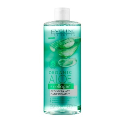 Eveline Cosmetics Organic Aloe and Collagen Micellar Water 500ml | Ref.007524