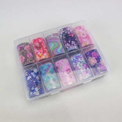 Pack 10 -  Foil Nail Art | Ref.862348