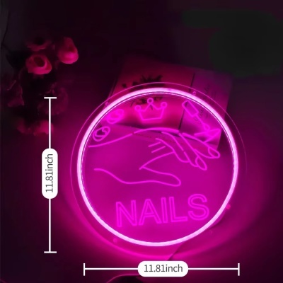 Neon Sign Nails | Ref.864230