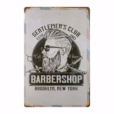 Placa Barbearia #21 - Ref.8864121