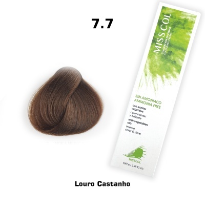 Coloração em Creme Azeite Vegetal 7.7