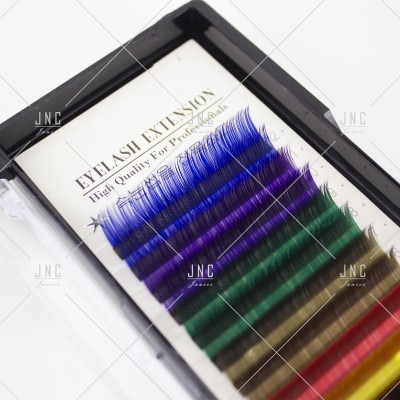 Extensão de Pestanas Coloridas Dovetail - 14mm - 0.15D | Ref.862519