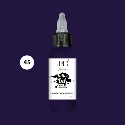 Frasco de tinta para tatuagem azul concentrada JNC Sense 1oz