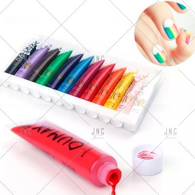12 Tintas Acrílicas para Nail Art | Ref.862071