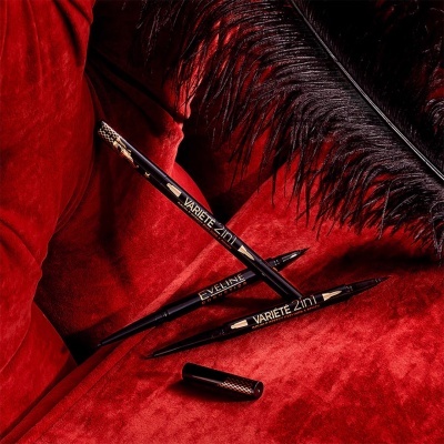 Eveline Cosmetics Variete 2 in 1 Double Effect Eyeliner and Pencil Waterproof | Ref.965773