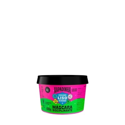 Máscara disciplinante Xapadinha embalagem rosa e verde 100g