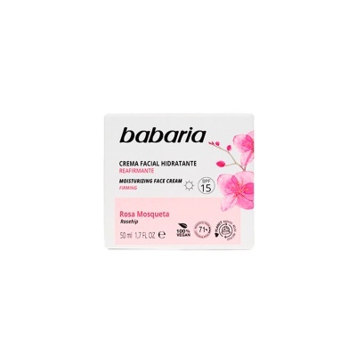 BABARIA Creme Facial Hidratante FP15 Rosa Mosqueta 50ml | Ref.056243