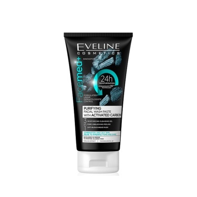 Eveline Cosmetics Facemed Purifying Facial Wash Paste with Activated Carbon 150ml | Ref.954975