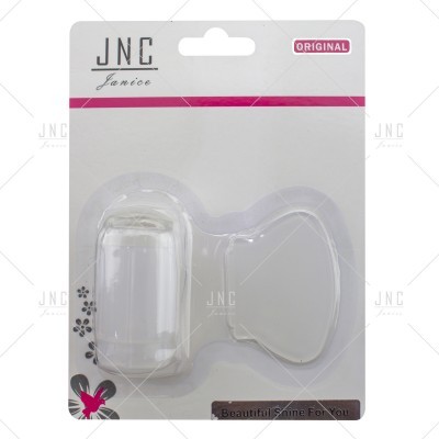 Estilete de precisão para unhas branco em embalagem JNC Janice