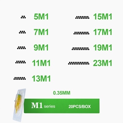 M1 Series - Cartuchos com agulhas para tatuagens
