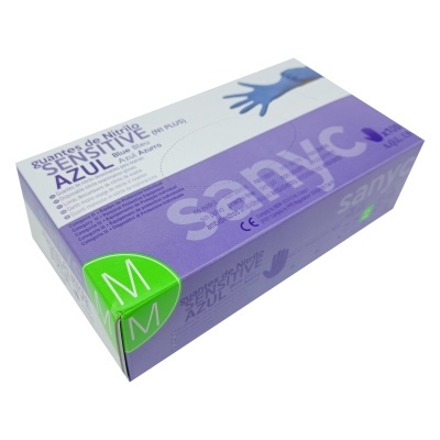 Luvas Descartáveis em Nitrilo - M | Ref.002723