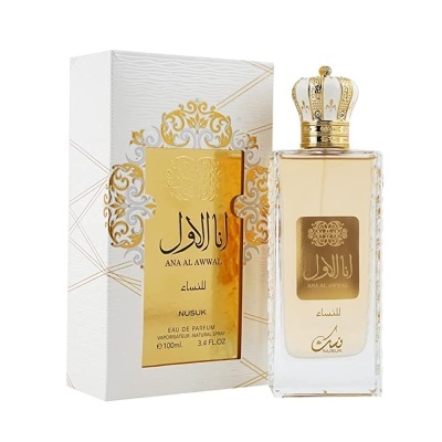 NUSUK Ana Al Awwal Gold Eau De Parfum 100ml | Ref: 455235