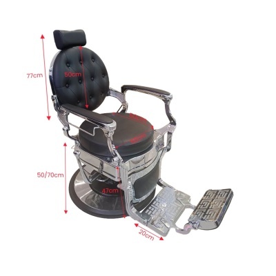 Cadeira de Barbeiro - Cromada | Ref.862907