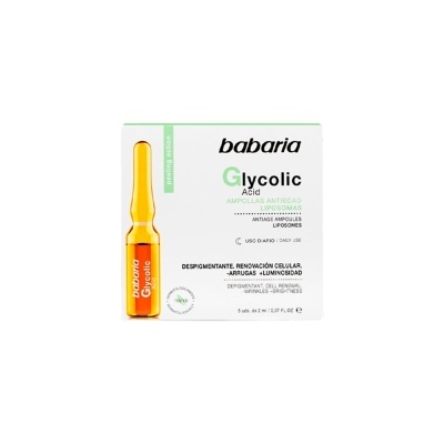 BABARIA Ampolas Ácido Glicólico 5x2ml | Ref.100588