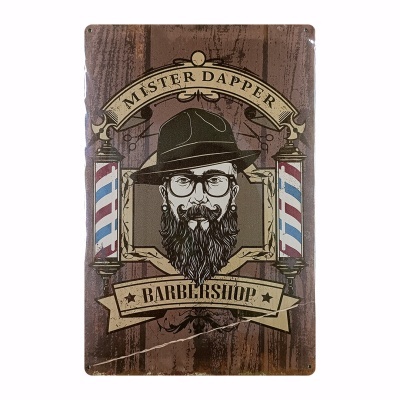 Placa Barbearia #01 - Ref.874001