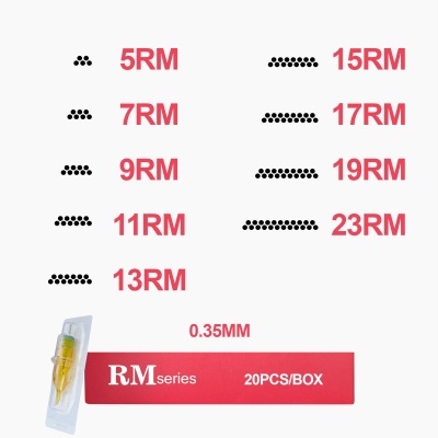 RM Series - Cartuchos com agulhas para tatuagens
