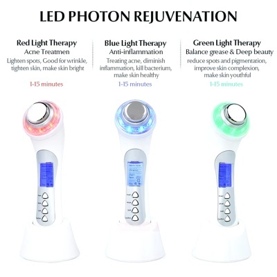 Massageador 5 em 1 para cuidados da pele - Ultrassónico | Ref.058390