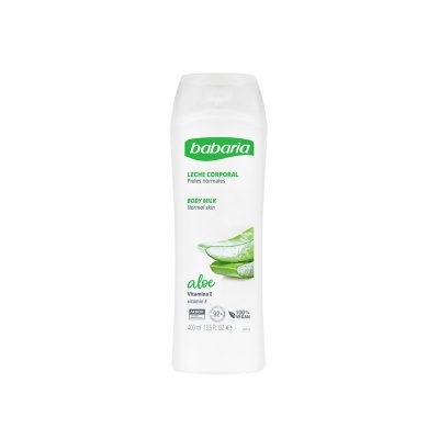 BABARIA Body Milk Aloé Vera com Vitamina E 400ml | Ref.130165