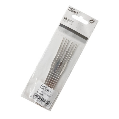 6 Ganchos Médios Eurostil | Ref.01266