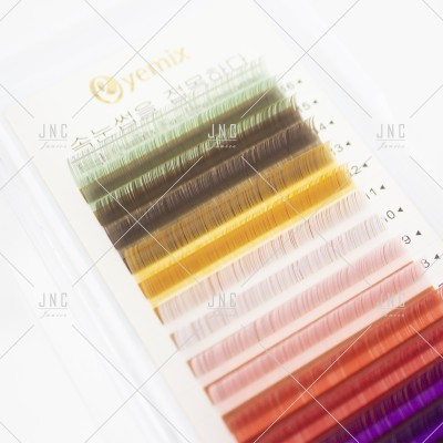 Extensão de Pestanas Coloridas Eyemix - 12mm - 0.10D | Ref.862512