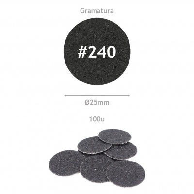 Recarga #240 para Base Lixa - Ø25mm | Ref.25Ø240
