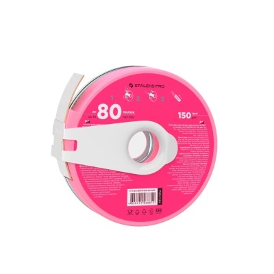 Fita Abrasiva Descartável Branca PapmAm EXPERT com caixa (150 Grit) | Ref.066612