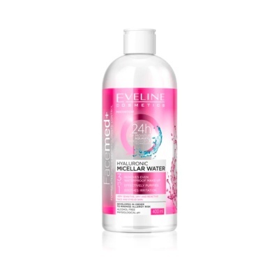 Eveline Cosmetics Facemed Hyaluronic Micellar Water 400ml | Ref.919264