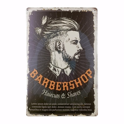 Placa Barbearia #08 - Ref.864108