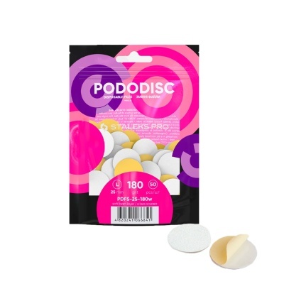 Almofadas De Recarga Brancas Para Disco PODODISC STALEKS PRO L (50 Peças) | Ref.065547