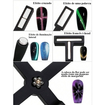 Varinha Magnética 5 em 1 para verniz de gel | Ref.864085