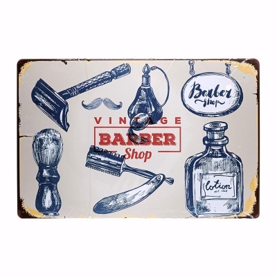 Placa Barbearia #01 - Ref.862801