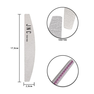 Lima Halfmoon Cinzenta Dupla Face