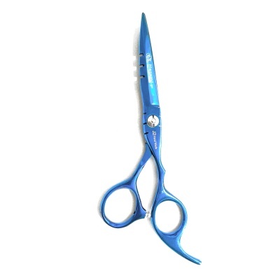 Tesoura Profissional Drag. Azul 7.0 | Ref86SP01