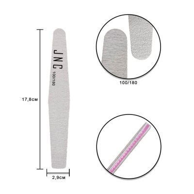 Lima Diamante Cinzenta Dupla Face