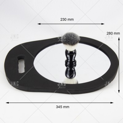 Espelho com pega e moldura emborrachada | Ref.862035