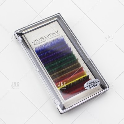 Extensão de Pestanas Coloridas Dovetail - 14mm - 0.15D | Ref.862519